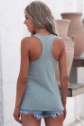 Scoop Neck Basic Solid Tank Top for Women