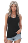 Scoop Neck Basic Solid Tank Top for Women