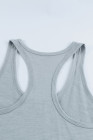 Scoop Neck Basic Solid Tank Top for Women