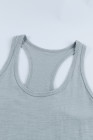Scoop Neck Basic Solid Tank Top for Women