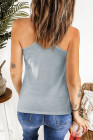 Scoop Neck Basic Solid Tank Top for Women