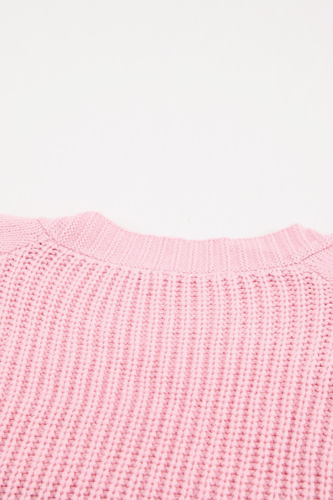 Open Front Cable Knit Long Cardigan for Women