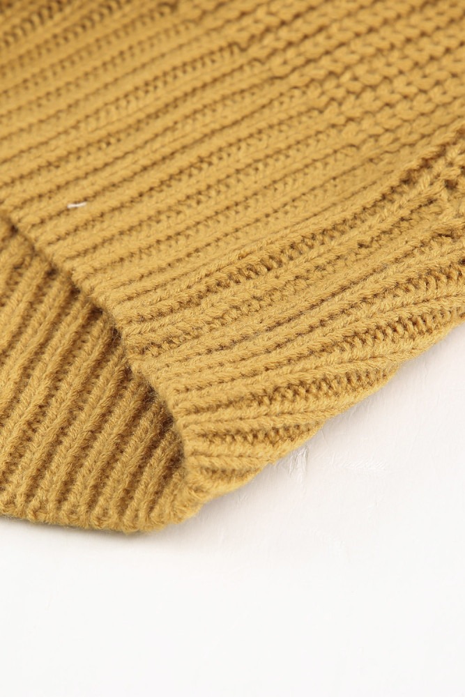 Open Front Cable Knit Long Cardigan for Women