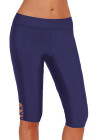 Womens Capri Surf Leggings Swim Bottom Pants with Tie