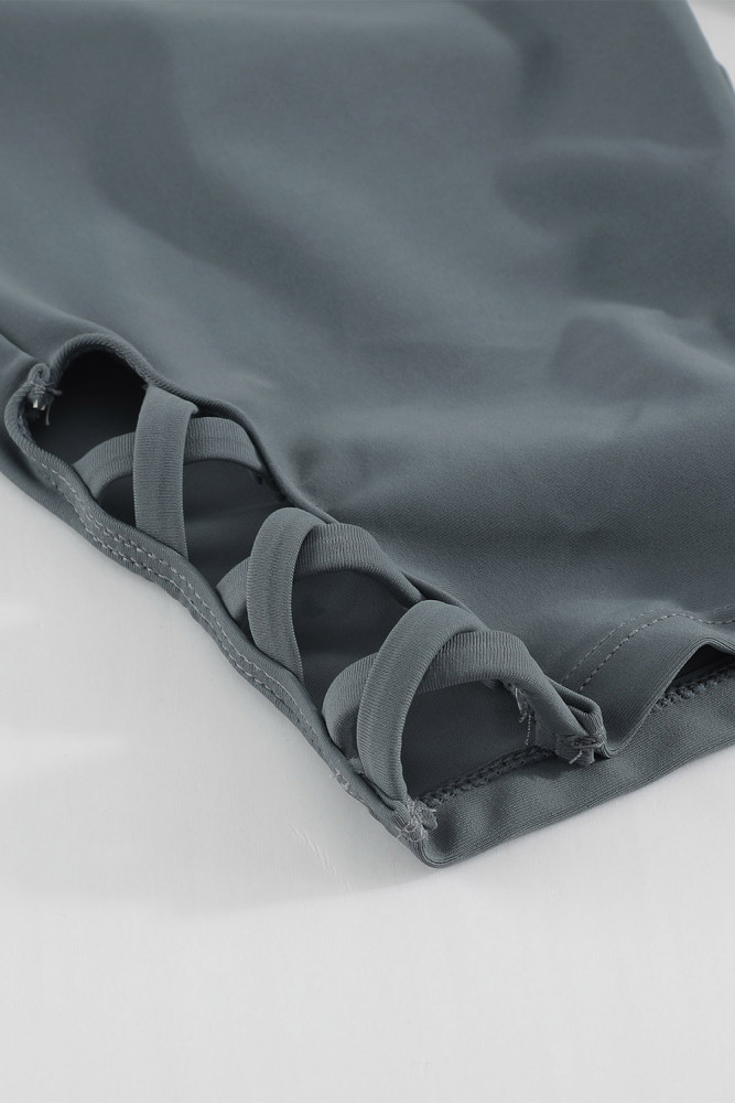 Womens Capri Surf Leggings Swim Bottom Pants with Tie