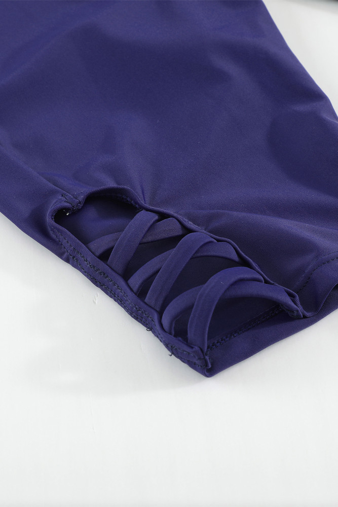 Womens Capri Surf Leggings Swim Bottom Pants with Tie