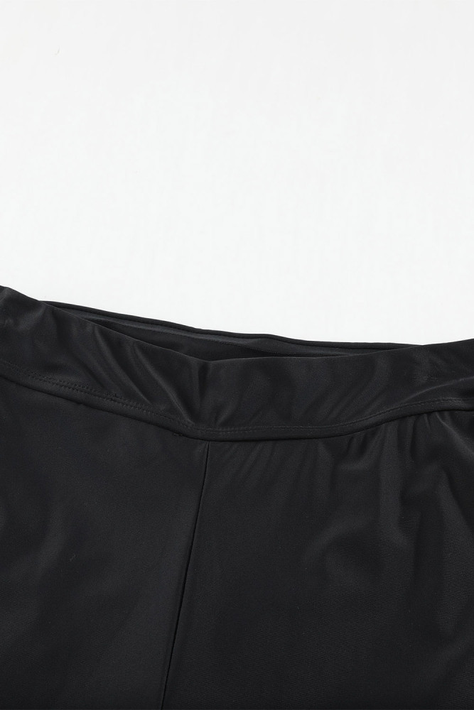 Womens Capri Surf Leggings Swim Bottom Pants with Tie