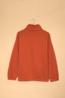Silindashop  Solid Zipped Collar Sweatshirts