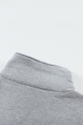 Silindashop  Solid Zipped Collar Sweatshirts