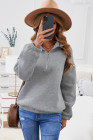 Silindashop  Solid Zipped Collar Sweatshirts