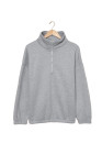 Silindashop  Solid Zipped Collar Sweatshirts