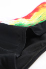 Tie-dye Flag Print Lace-up Back Bikini