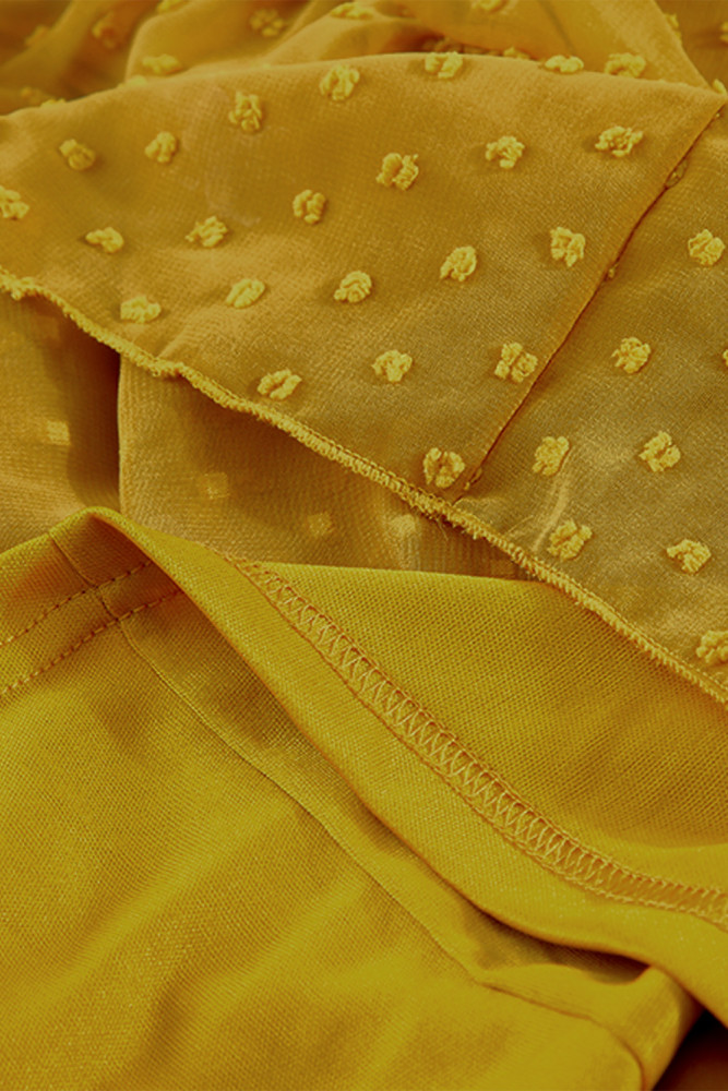 White/Black/Rust Red/Sky Blue/Yellow/Green Off Shoulder Ruffle Swiss Dot Maxi Dress