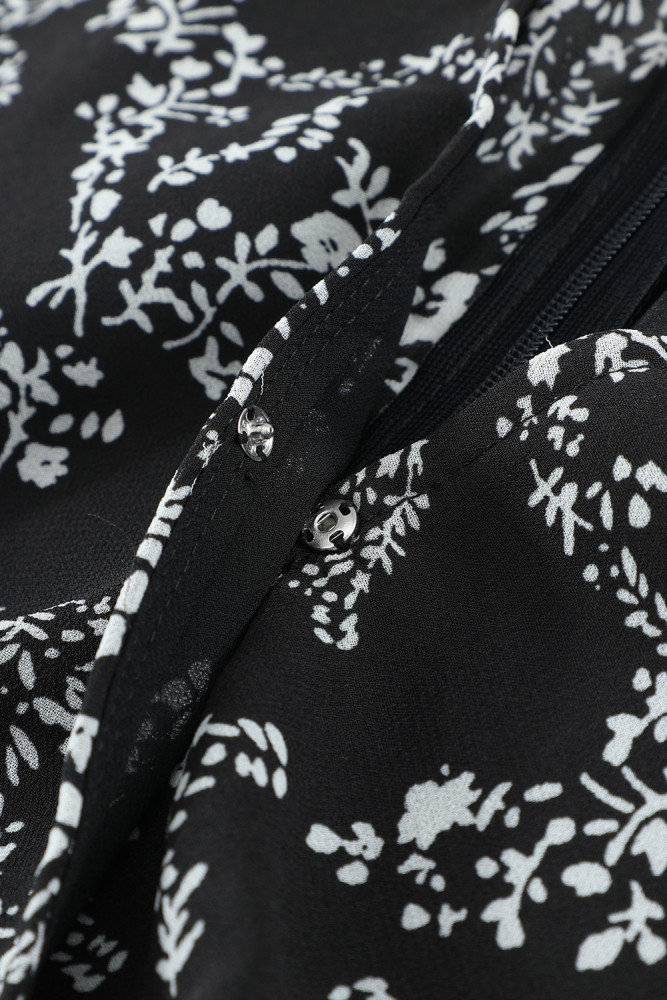 V Neck Waist Tie Double Layer Ruffle Short Dress