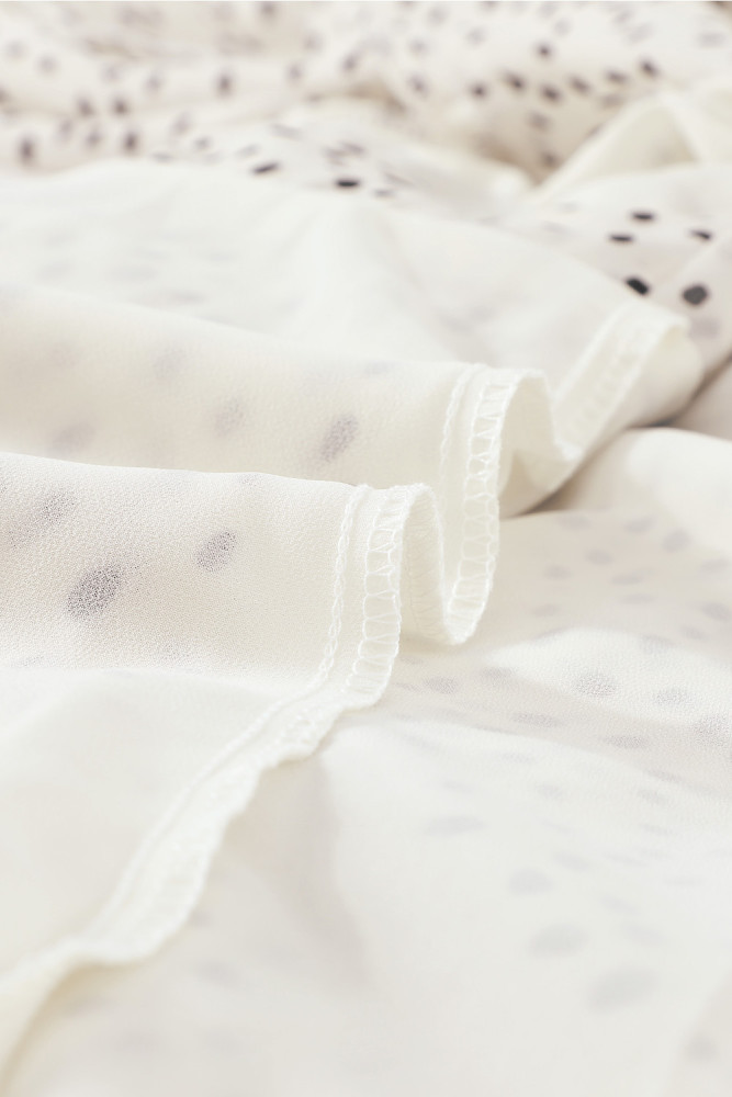 V Neck Waist Tie Double Layer Ruffle Short Dress