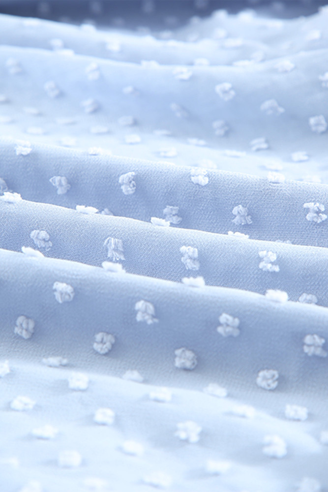 White/Black/Rust Red/Sky Blue/Yellow/Green Off Shoulder Ruffle Swiss Dot Maxi Dress