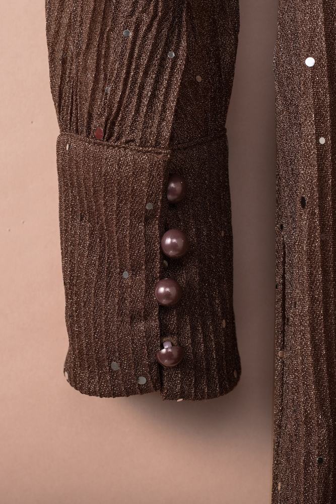 Black/Wine Red/Green/Apricot Side Split Rhinestone V Neck Maxi Dress