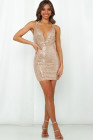 Sexy Glitter Sequin Bodycon Mini Dress