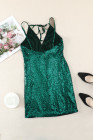 Sexy Glitter Sequin Bodycon Mini Dress