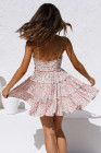 Summer V Neck Smocked Swing Cami Floral Dress