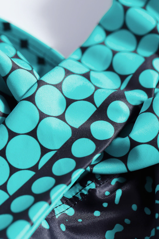 Silindashop Dot Print Halterneck Tankini Swimwear Set