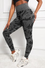 Seamless Camo Print Butt Lift High Waist Yoga Pants