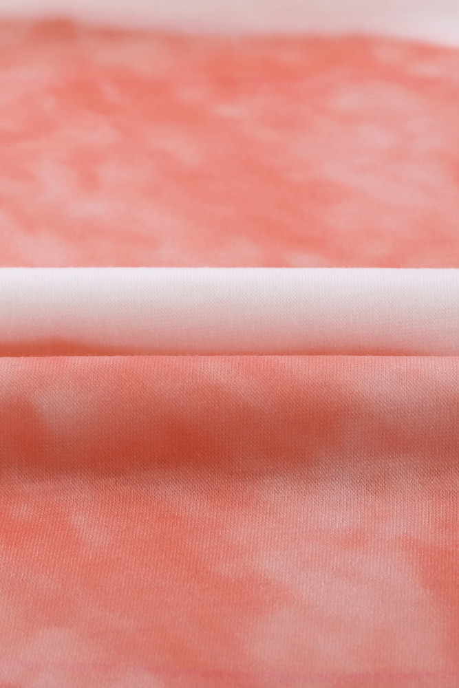 Tie-dye Print Button Front Tank Top