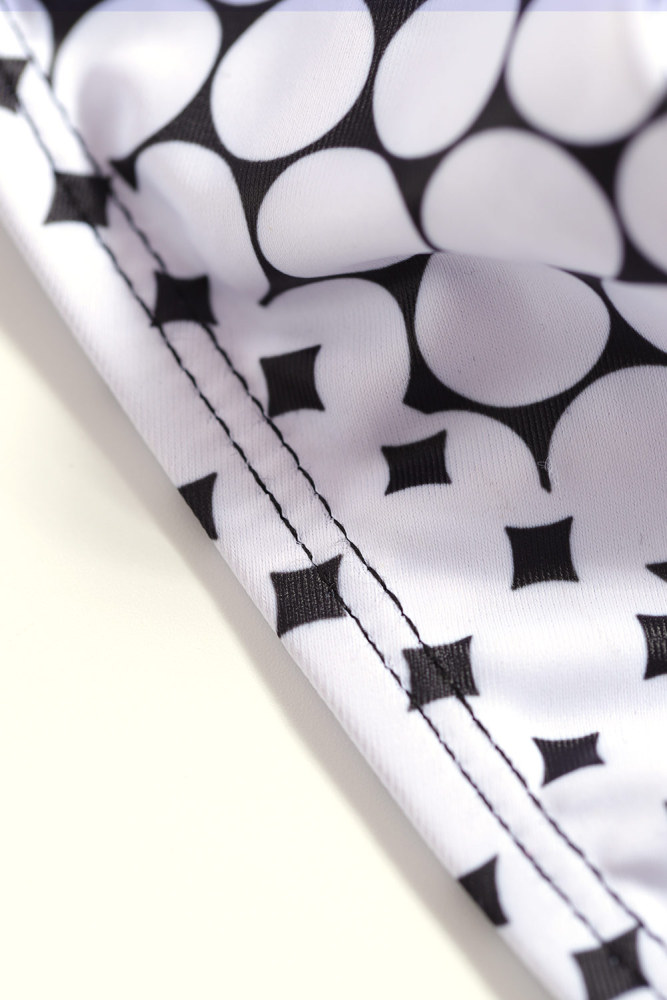 Silindashop Dot Print Halterneck Tankini Swimwear Set