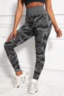 Seamless Camo Print Butt Lift High Waist Yoga Pants