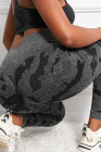 Seamless Camo Print Butt Lift High Waist Yoga Pants