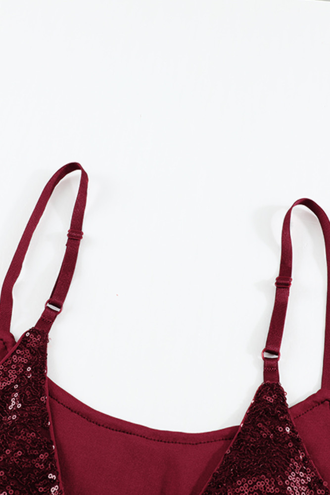 Women's Sexy Glitter Bodycon Dress Sleeveless Mini Club Dresses