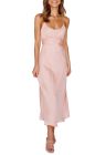 Ladies Ruffle Sundress Empire Waist Cami Maxi Dress
