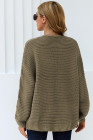 Open Front Chunky Long Sleeve Knit Cardigan
