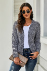 Open Front Chunky Long Sleeve Knit Cardigan