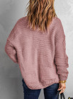 Open Front Chunky Long Sleeve Knit Cardigan