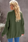 Open Front Chunky Long Sleeve Knit Cardigan