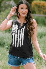 American Shirts Flag Graphic Tank Top for Women