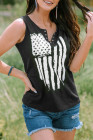 American Shirts Flag Graphic Tank Top for Women