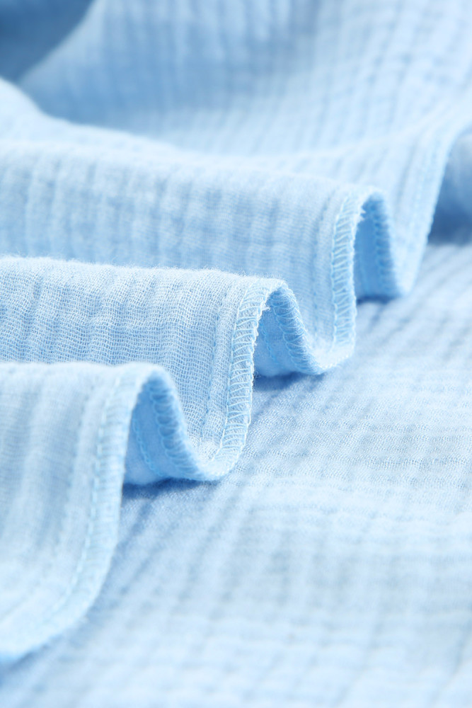 Crinkled Buttons Maxi Beach Dress with Slits Swimear Coverups