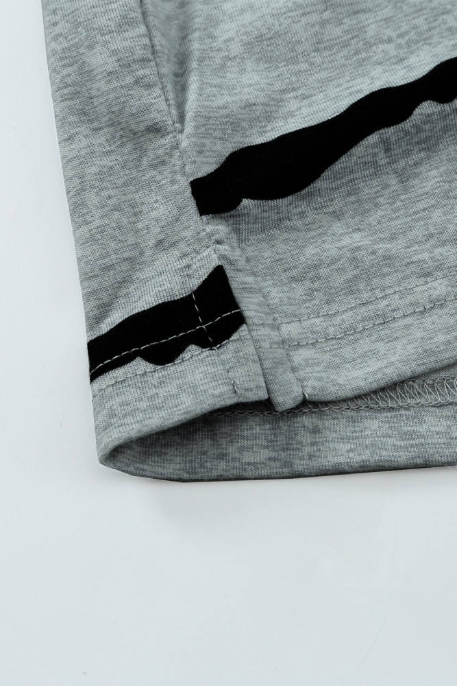 Womens Ombre Tie-dye Cap Sleeve T-Shirt with Pocket