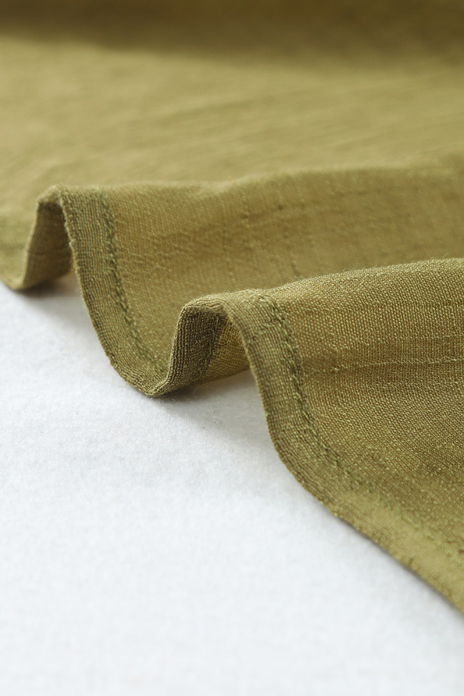 Ladies Tiered Ruffled Drawstring V Neck Blouse Top