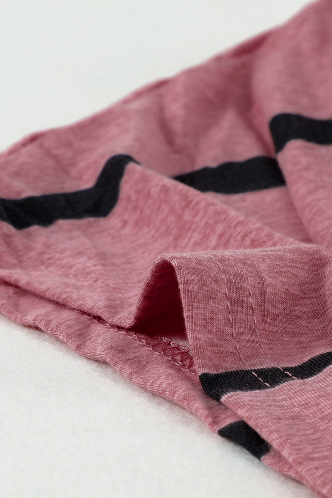 Womens Ombre Tie-dye Cap Sleeve T-Shirt with Pocket