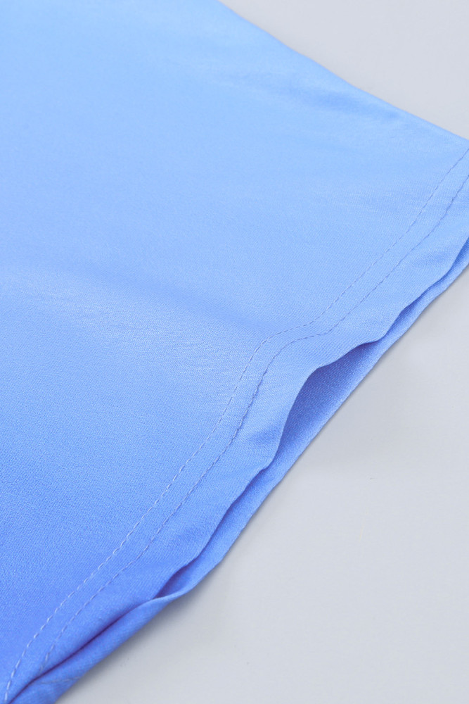 Womens Ombre Tie-dye Cap Sleeve T-Shirt with Pocket