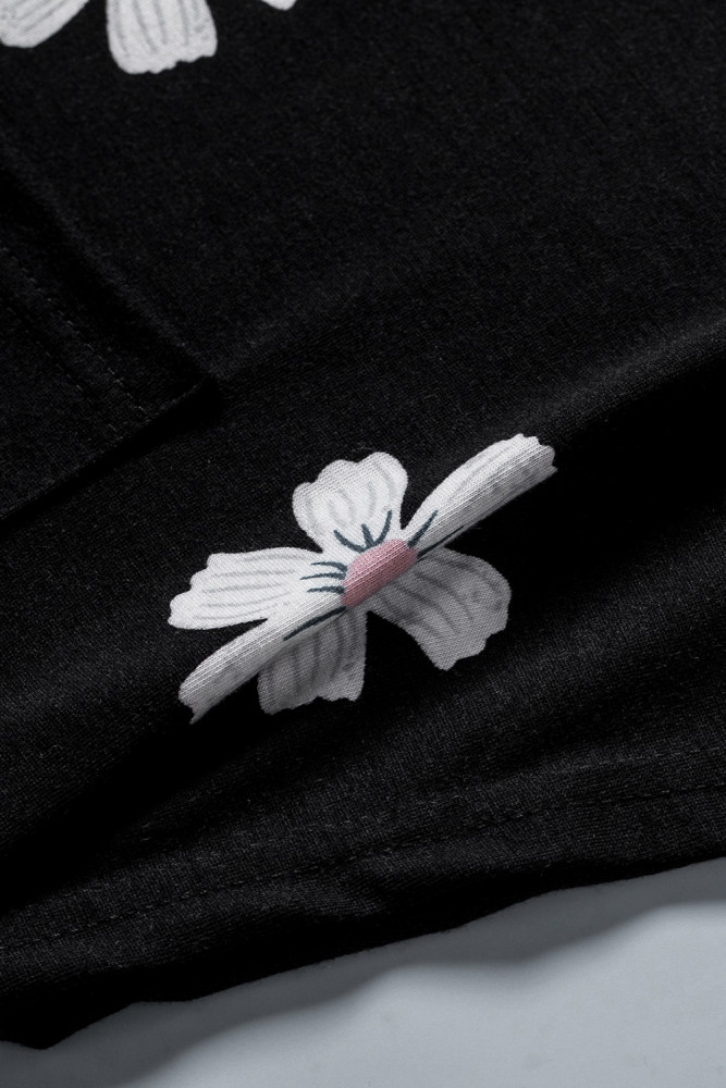 Womens Ombre Tie-dye Cap Sleeve T-Shirt with Pocket