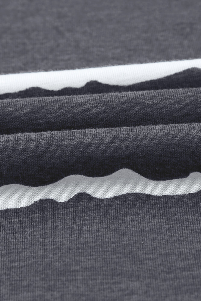 Womens Ombre Tie-dye Cap Sleeve T-Shirt with Pocket