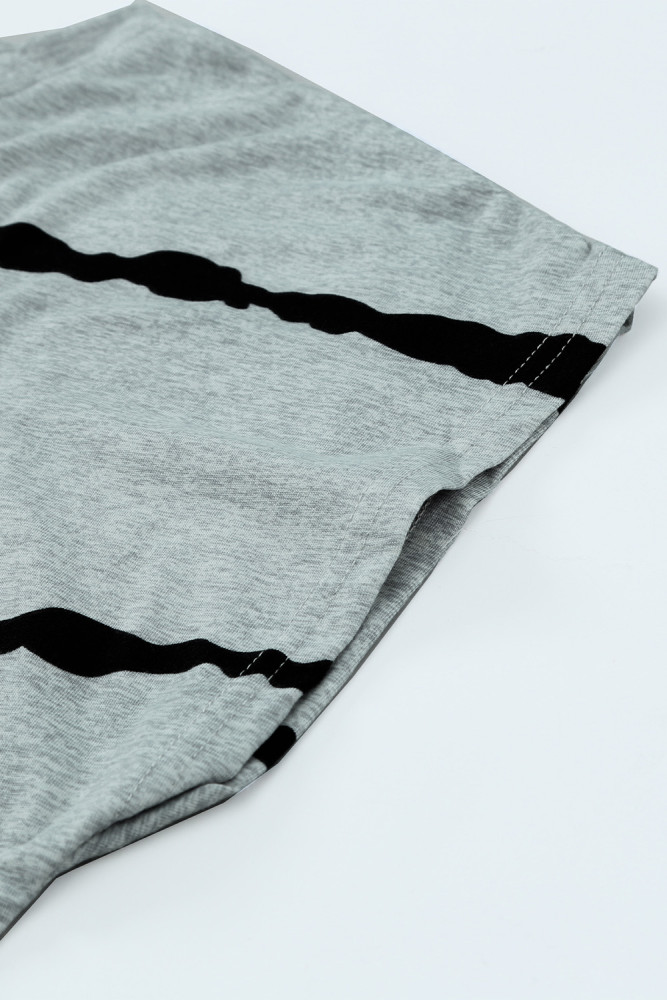 Womens Ombre Tie-dye Cap Sleeve T-Shirt with Pocket