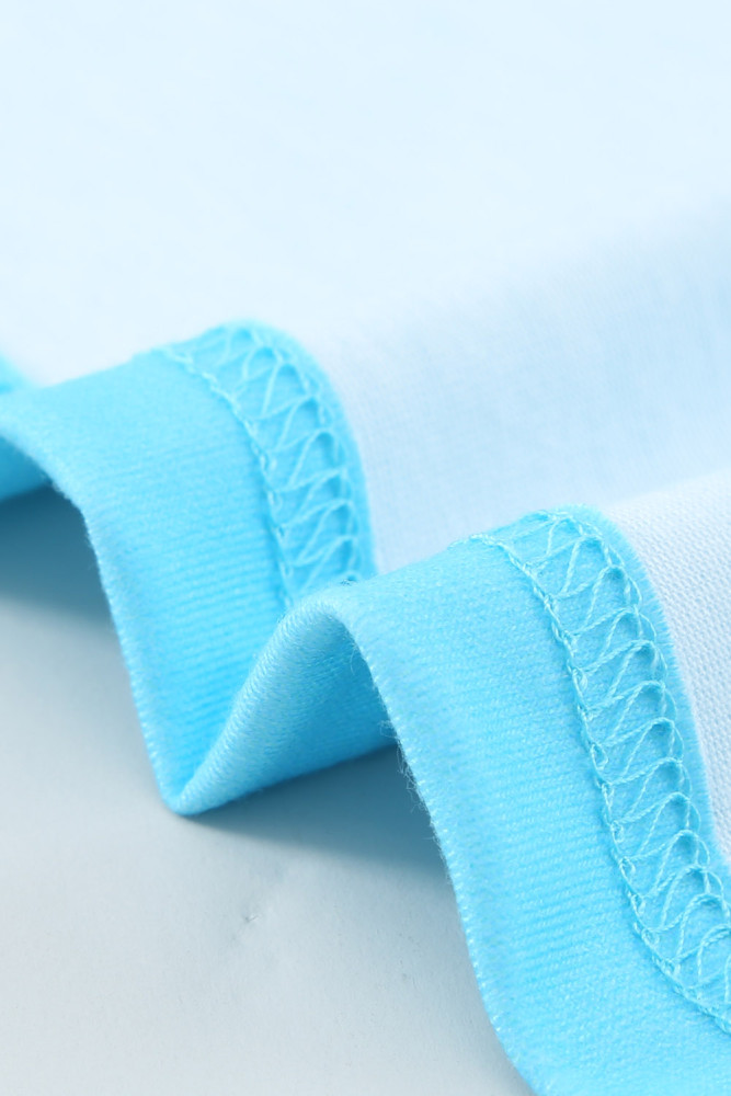 Womens Ombre Tie-dye Cap Sleeve T-Shirt with Pocket