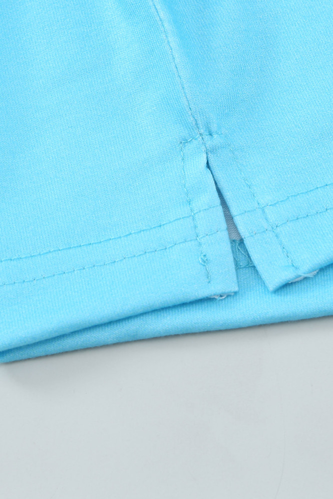 Womens Ombre Tie-dye Cap Sleeve T-Shirt with Pocket