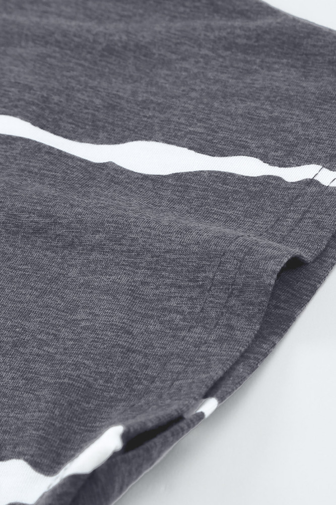 Womens Ombre Tie-dye Cap Sleeve T-Shirt with Pocket