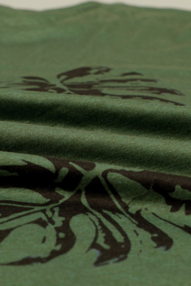 Crewneck Tee Dandelion Print Graphic Loose Casual T-Shirt